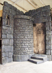 castle scenery prop decoration  towermediaval theme 