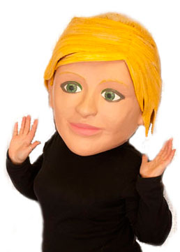 giant lifelike realistic bobble mascot head