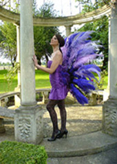 peacock dress 2008 feather costume