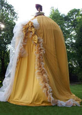 big dress costume prop urban caprice Gorbachev Foundation 2008 fan wig