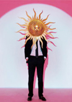 music video prop sun golden