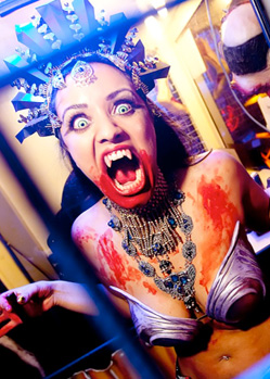 Queen Akasha of the Damned  Aalijah Halloween costume headdress