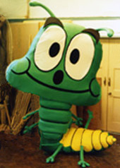 Caterpillar promotional costume prop