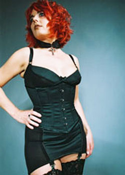 corset girdle bra satin