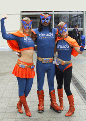 promotional superhero costumes 2009
