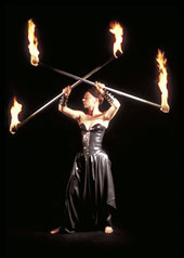 latex rubber fire dancer corset