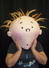 baby mascot sydney head mask