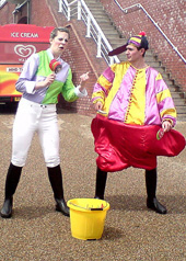 costume horse jockey silks comic costume