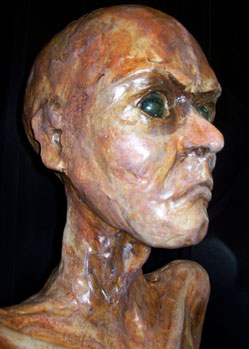 demon sculpture human figure prop horror