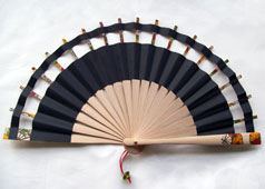 cabriolet hand fan japanese handmade prop