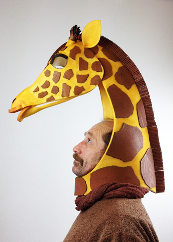 giraffe head african animal masks buy