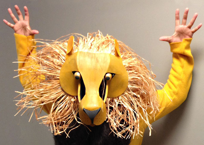 lion king head mask musical costume