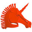 Kesha red unicorn Billboard blow headdress 