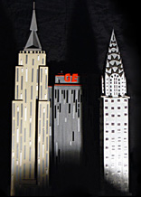 metropolis hats Beaux-Arts Ball new york skyscrapers model