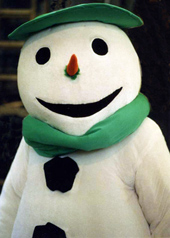 the snowman promotional costume white christmas musical