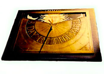 gold sundial custom prop for BBC television