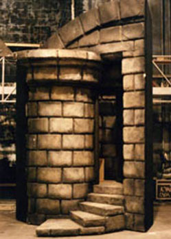 Welsh Tourist Board, turret castle stone theatre prop makers and scenery