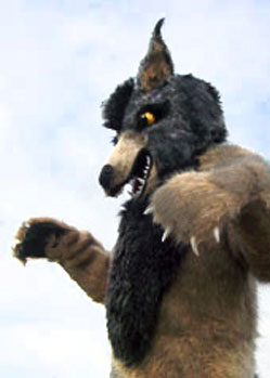 big bad wolf werewolf fur animal headdress costume