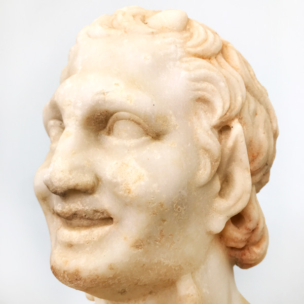 Delos marble head satyr 2019