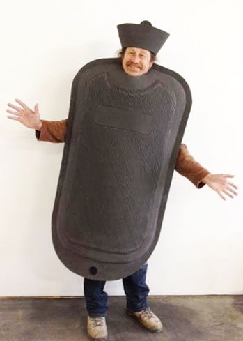 hot water bottle costume tv advert