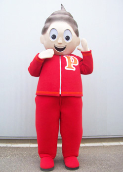 Kewpie doll mascot costume head