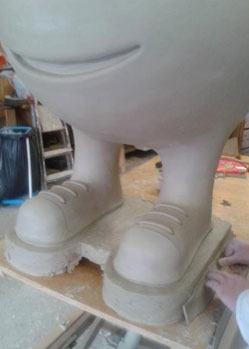 fibreglass resin sculpture for display