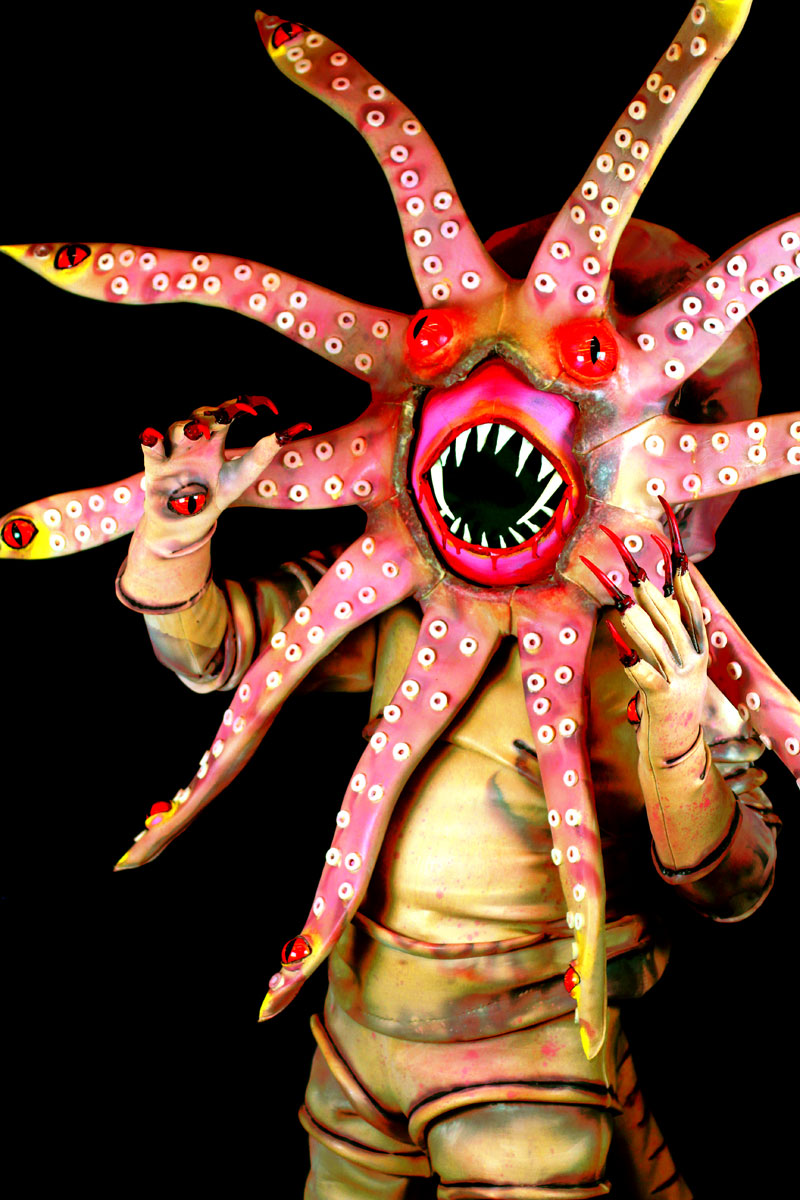 Octopus Halloween custom costume mask maker Tentacle Studio