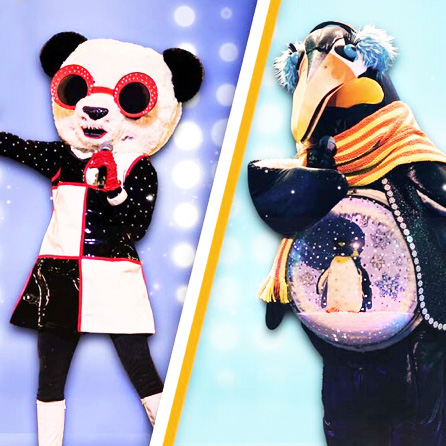 Panda pinguin penguin kostuum costume maker The Masked Singer Tentacle Studio