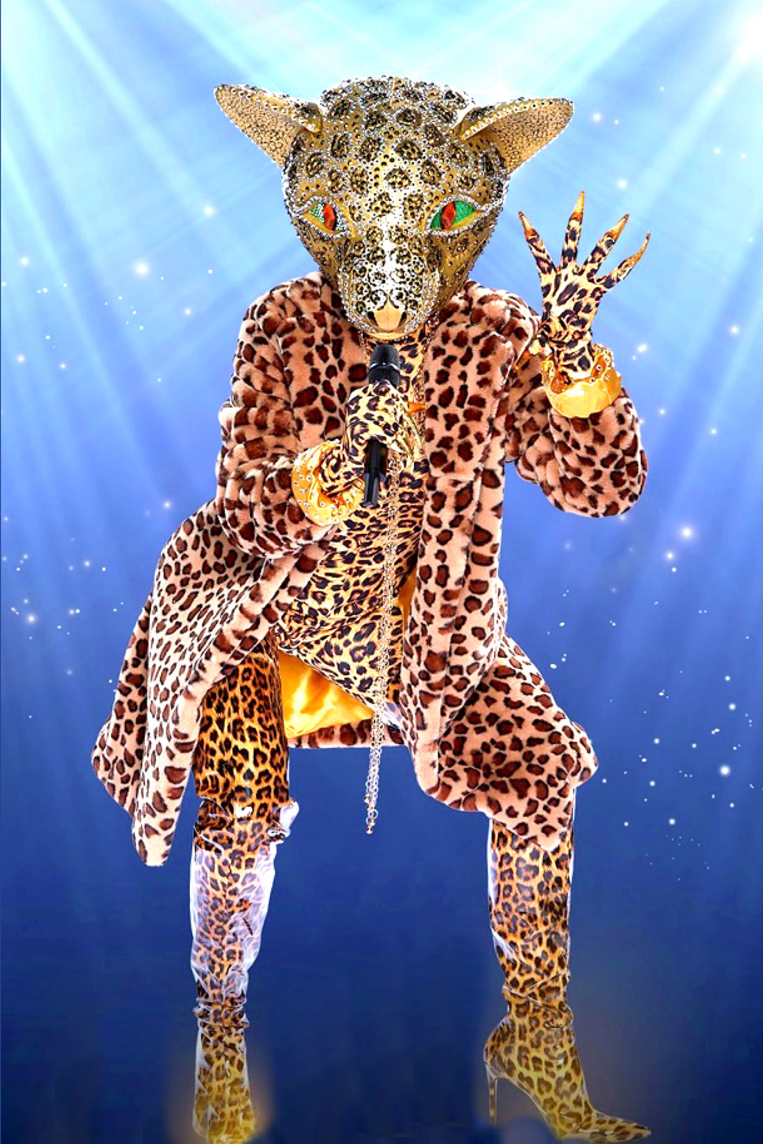 panter leopard masked singer costume designers mask makers Tentacle Studio