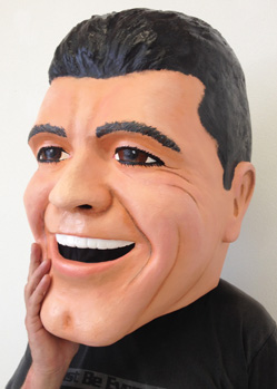 Simon Cowell big heads portrait head