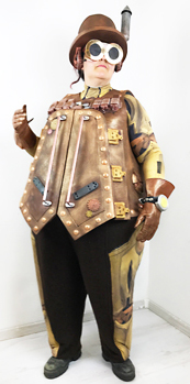 Steampunk robot custom costume maker Tentacle Studio