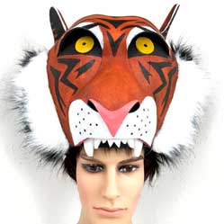 custom-made tiger shere khan jungle book headdress mask hat Tentacle Studio costume