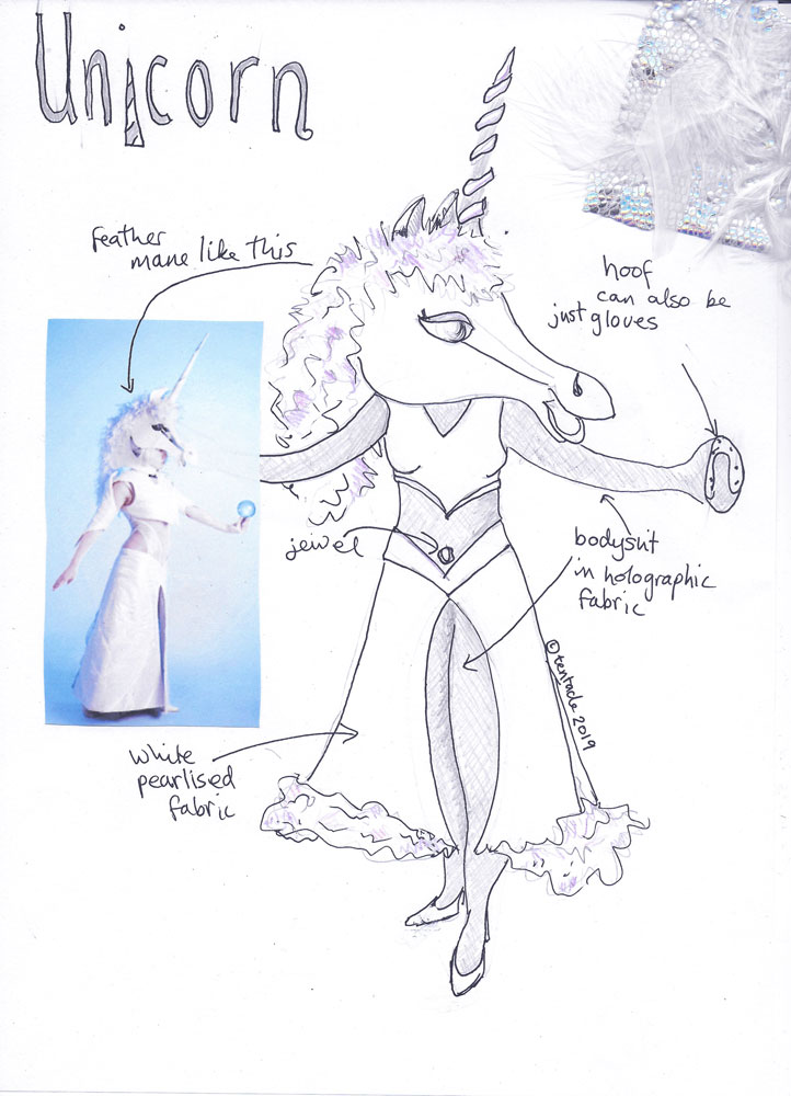 unicorn-eenhoorn--kostuum-costume-masked singer designer ontwerper Tentacle Studio
