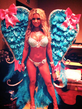 Victorias secret feather fitness glitter wings