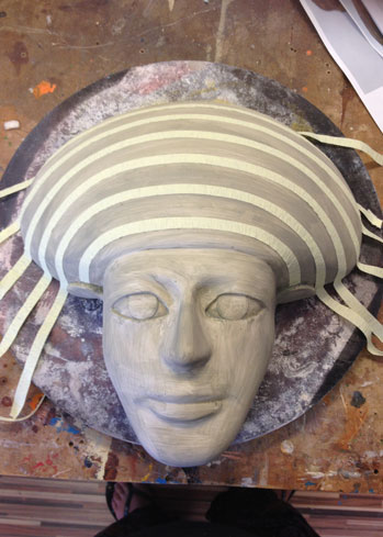 replica museum egyptian mummy mask maker