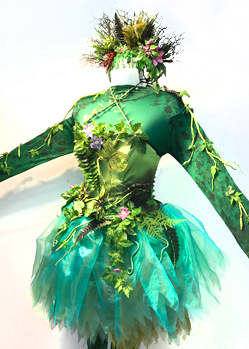 adult green woodland fairy sprite halloween costume