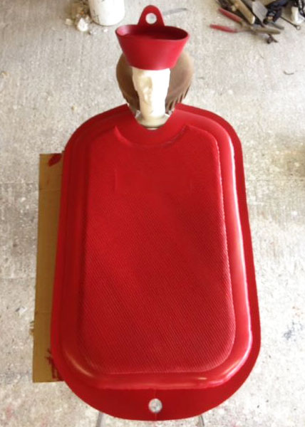 giant hot water bottle costume