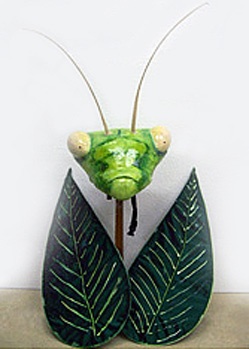 Praying Mantis mask head costume insect London Zoo Halloween