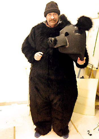 bear costume made by Tentacle Studio