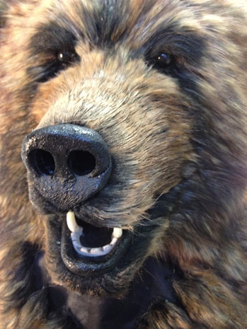 realistic brown bear head mask costume for sale Tentacle Studio