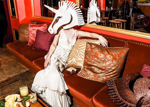 unicorn costume headdress animal mask