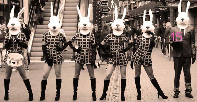 bunny hare rabbit masks alice easter bunny heads