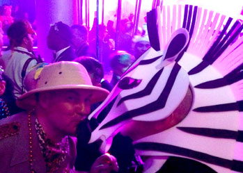 zebra animal masquerade mask african animal theme